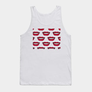 Smiles pattern Tank Top